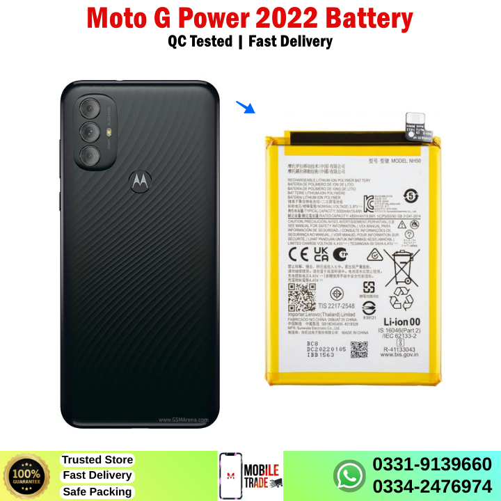 Motorola Moto G Power 2022 Battery Price In Pakistan