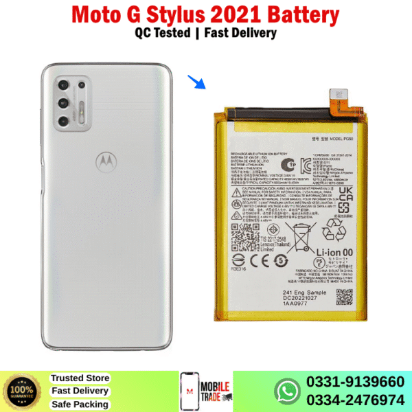 Motorola Moto G Stylus 2021 Battery Price In Pakistan