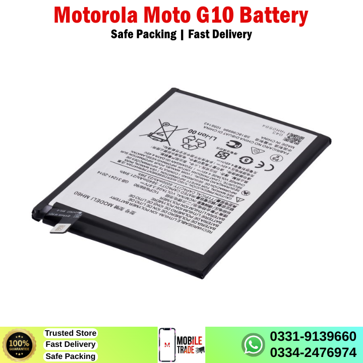 Motorola Moto G10 Battery Price In Pakistan Motorola Moto G10 Battery Price In Pakistan