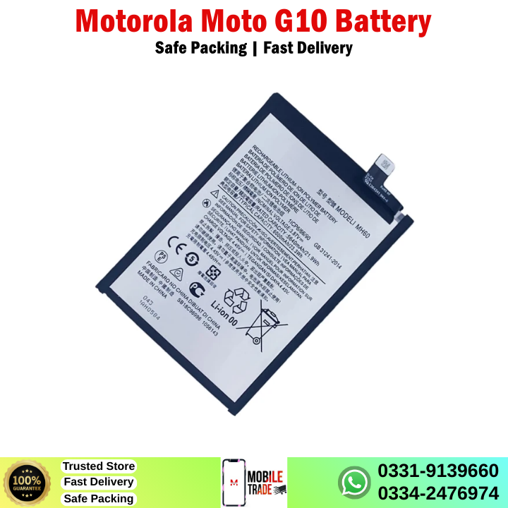 Motorola Moto G10 Battery Price In Pakistan Motorola Moto G10 Battery Price In Pakistan