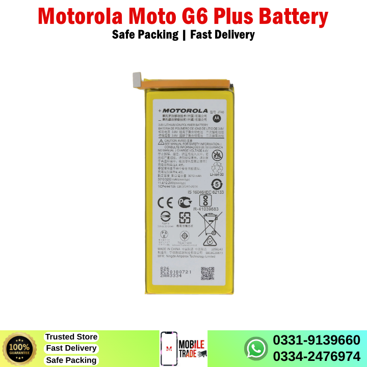 Motorola Moto G6 Plus Battery Price In Pakistan Motorola Moto G6 Plus Battery Price In Pakistan
