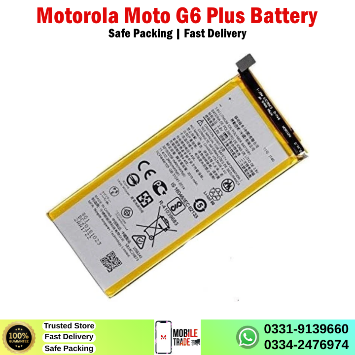 Motorola Moto G6 Plus Battery Price In Pakistan 2 Motorola Moto G6 Plus Battery - Image 3