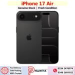 iPhone 17 Air Price In Pakistan 2026
