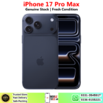 iPhone 17 Pro Max Price In Pakistan 2026