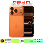 iPhone 17 Pro Price In Pakistan 2026