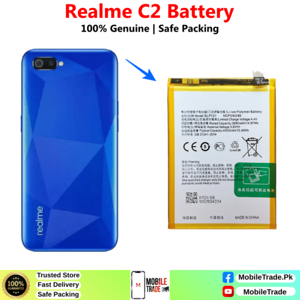 Realme C2 Battery Price In Pakistan 2026