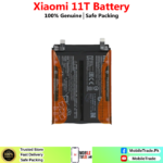 Xiaomi 11T Battery Price In Pakistan 2026