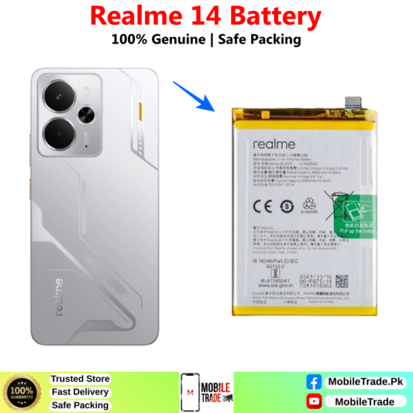 Realme 14 Battery Price In Pakistan 2026