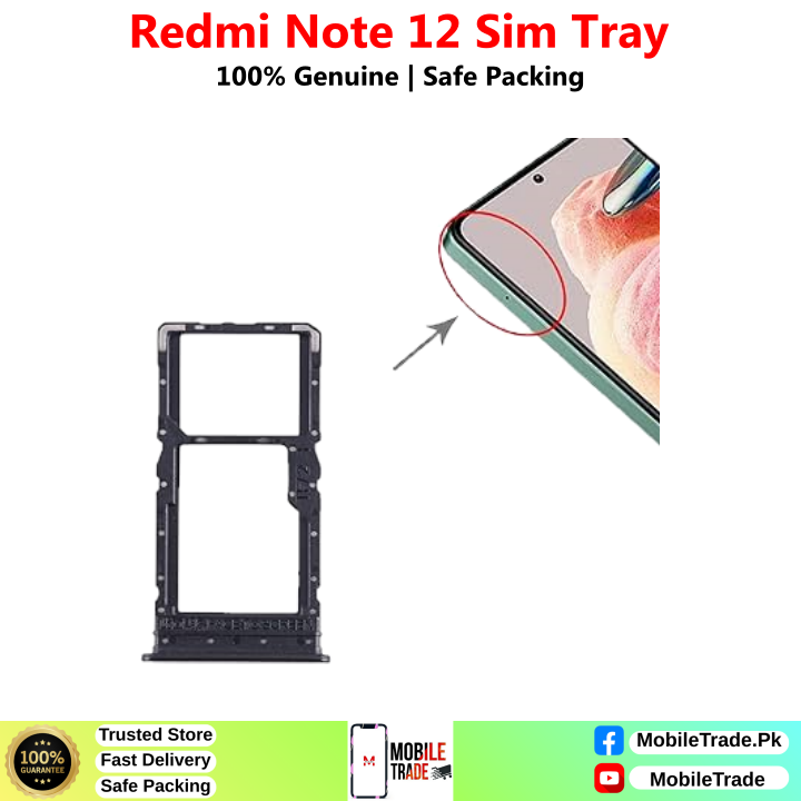 Redmi Note 12 Sim Tray Price In Pakistan 2026