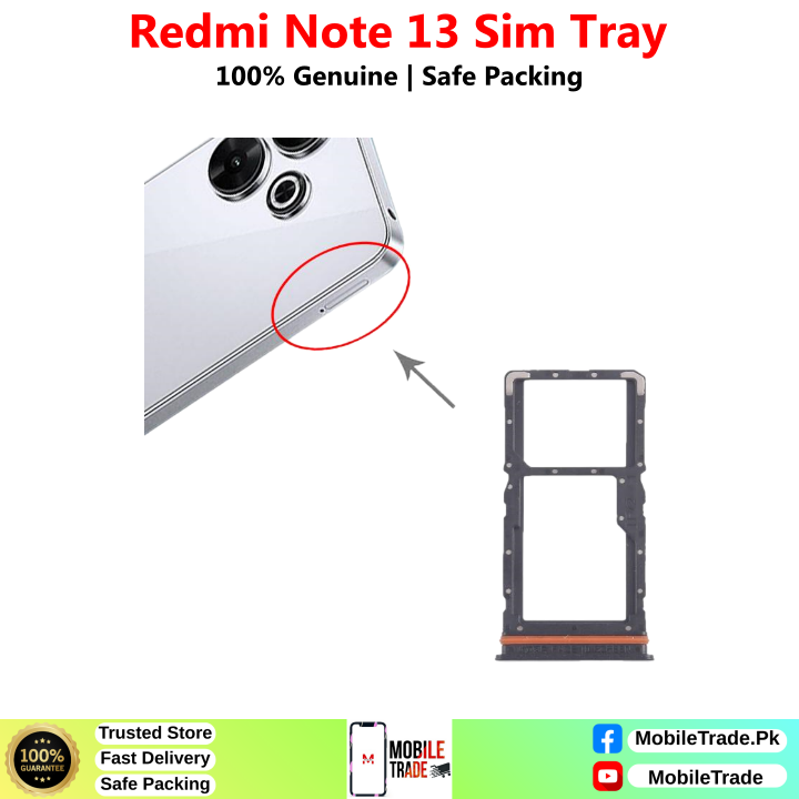 Redmi Note 13 Sim Tray Price In Pakistan 2026
