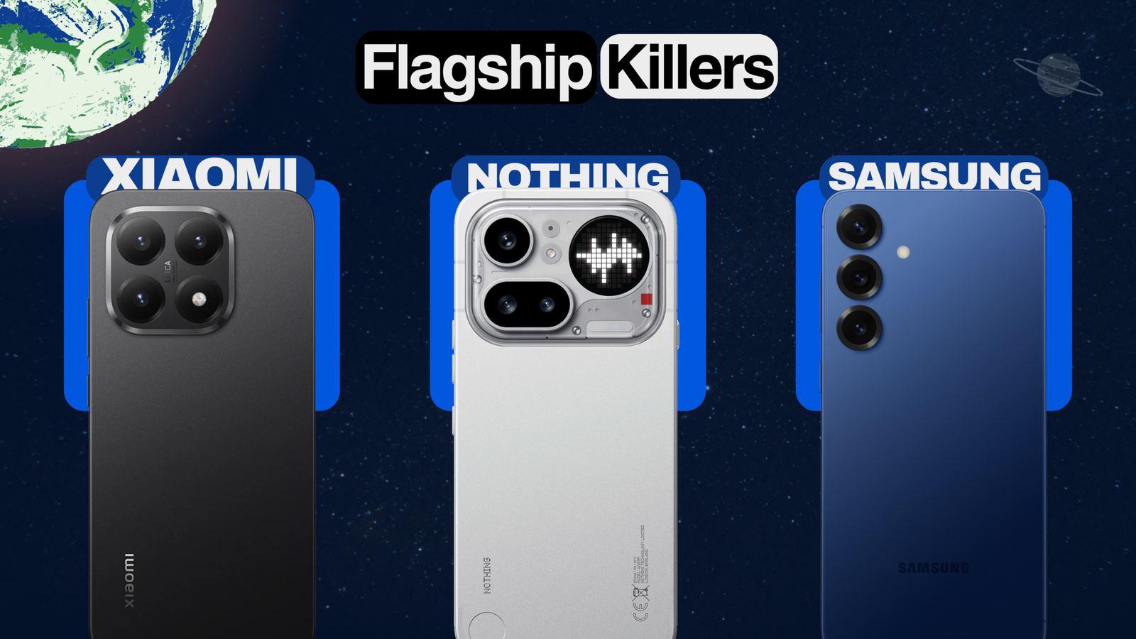 Xiaomi 15T vs Nothing 4A Pro vs Samsung S25 FE