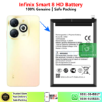 Infinix Smart 8 HD Battery Price In Pakistan