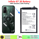 Infinix GT 30 Battery Price In Pakistan 2026