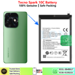 Tecno Spark 10C Battery Price In Pakistan 2026