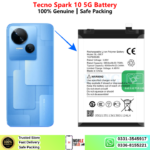 Tecno Spark 10 5G Battery Price In Pakistan 2026