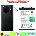 Tecno Camon 30 Pro Battery Price In Pakistan 2026