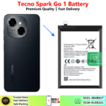 Tecno Spark Go 1 Battery Price In Pakistan 2026