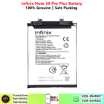 Infinix Note 50 Pro Plus Battery Price In Pakistan 2026