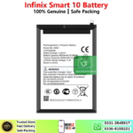 Infinix Smart 10 Battery Price In Pakistan 2026