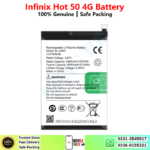 Infinix Hot 50 4G Battery Price In Pakistan