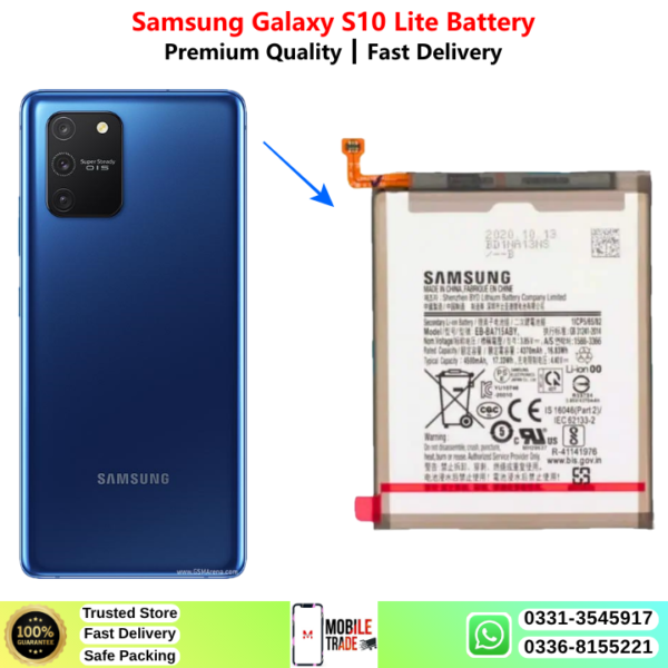 Samsung Galaxy S10 Lite Battery Price In Pakistan 2026