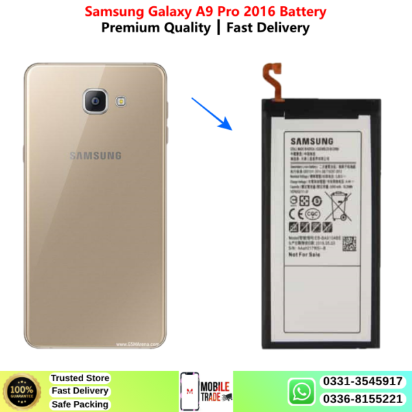 Samsung Galaxy A9 Pro 2016 Battery Price In Pakistan 2027
