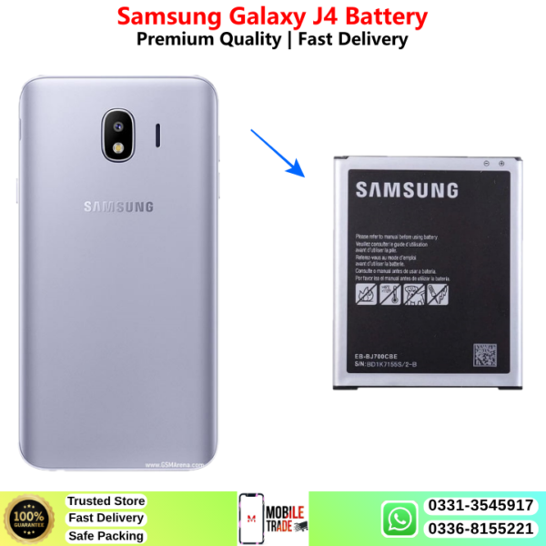Samsung Galaxy J4 Battery Price In Pakistan 2027