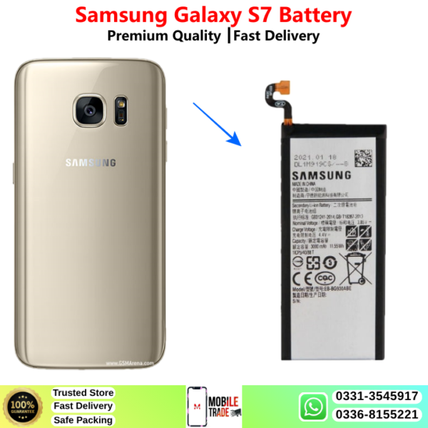 Samsung Galaxy S7 Battery Price In Pakistan 2027