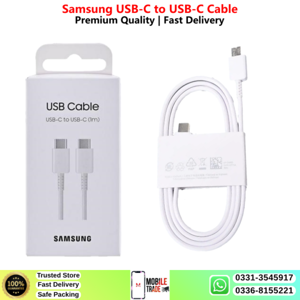 Samsung USB-C to USB-C Cable Price In Pakistan 2027
