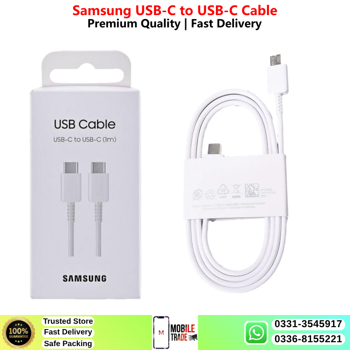 Samsung USB-C to USB-C Cable Price In Pakistan 2027