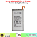 Samsung Galaxy A6 Plus 2018 Battery Price In Pakistan 2026