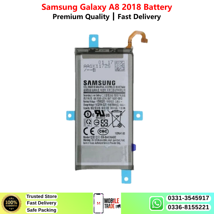 Samsung Galaxy A8 2018 Battery Price In Pakistan 2026