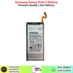Samsung Galaxy Note 9 Battery Price In Pakistan 2027